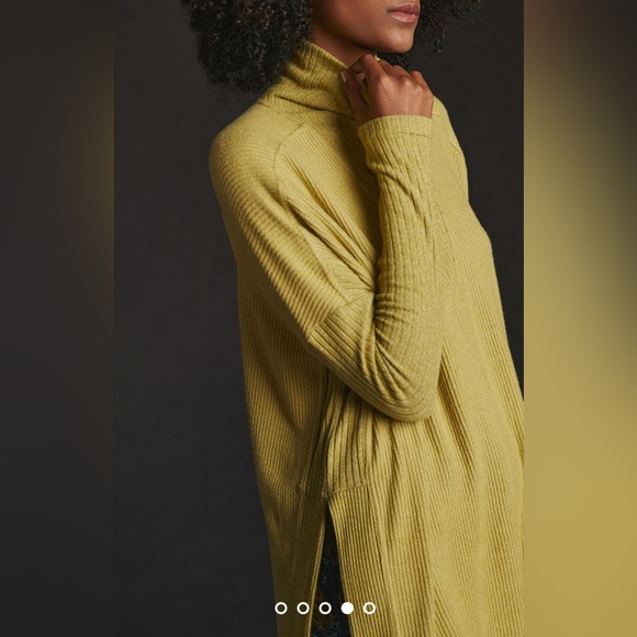 Daily Practice by Anthropologie Turtleneck Tunic Dress Color Moss Size Large - Picture 5 of 10